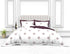 Tuscan Summer 100% Cotton King Size Bedsheet with 2 Pillow Covers -1